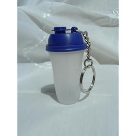 Tupperware Mini Quick Shake Container Keychain by Tupperware