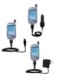 Car / Auto; Wall / AC Charger and USB Data Cable Deluxe Kit w/ Tip Exchange for the i-Mate PPC Phone - Gomadic Brand