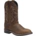 Double-H Men's 11 Steel Toe 'Roper' Boots - Briar Brown