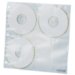 CD Holder Refill, Holds 8 Compact Disc Per Page, Clear