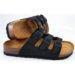 Betula Licensed by Birkenstock Black Nubuk 3 Strap Sandal