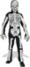 Child's Skeleton Halloween Costume (Sz: Small 4-6)