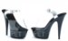 609 Pet 6 Inch Heel With The Word Pet In Rhinestones