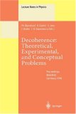 Decoherence: Theoretical, Experimental, and Conceptual Problems