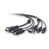 Belkin OmniView All-In-One Universal - keyboard / mouse / video cable - 10 ft ( F1D9005-10 )