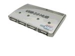 Adesso USB 2.0 4-Port Slimline Hub with AC Adapter  ( AUH-224 )