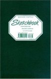 Sketchbook-Hunter Green Blank Book 5 1/2 x 8 1/4"