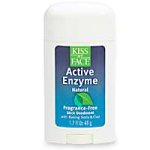 Kiss My Face Active Enzyme Deodorant Stick, Fragrance Free - 1.7 fl oz