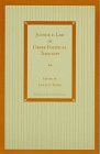 Justice v. Law in Greek Political Thought (Politikos)