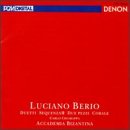 Berio: Duet For Two Violins/Seqqunza/Due Pezzi/Corale