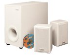 Cambridge SoundWorks New Ensemble II Satellite/Subwoofer Speaker System, White