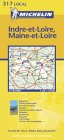 Michelin Indre-Et-Loire, Maine-Et-Loire: Includes Plans for Tours, Angers