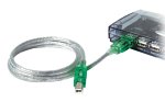 Belkin USB A/B Cable With Green LED ( F3U144-06-GRN )