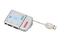Festplatten: Sitecom CN-025 Notebook Hub HUB USB 4 Ports 4 x USB-A/Buchse 1 x USB-A/Stecker silber