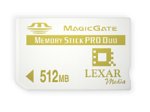 Lexar Media 512 MB Memory Stick Duo Pro (MSDP512-331)