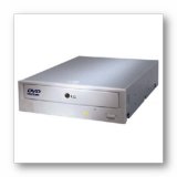 LG GDR 8164B - Disk drive - DVD-ROM - 16x - IDE - internal - 5.25" - ivory