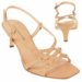 Borgo degli Ulivi Light Tan Calf Leather Slingback Sandal Shoes