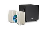 Cambridge SoundWorks Ensemble 208N Subwoofer/Satellite Speaker Package, White