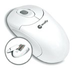 MP3 Player: MacAlly rfMouse USB Optisch, kabellos, 2 Tasten und Scrollrad, Akkus + Ladeger�t f�r Apple Rechner