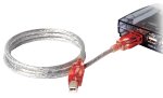 Belkin USB A/B CBL W/RED LED ( F3U144-06-RED )