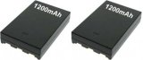 Canon NB-1LH NB-1L Equivalent Battery TWOPACK for Powershot Digital Elph and Ixus v Series digital cameras