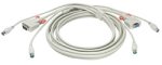 "Lite Series" Combined Keyboard, Video, & Mouse cable, 10 meter