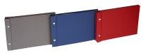 Audio und Video: Uni 15x20cm 36 schwarze Seiten mit Schraubbindung, Leineneinband