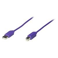 Navigationssysteme: IC Intracom Manhattan USB 1.1 Kabel USB Anschlusskabel A / Stecker - B / Stecker 1.0 m lila