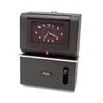Lathem Heavy-Duty Manual Time Recorder, Cool Gray