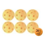 Plastic Softballs - Set - Pack of 6 - Sports Teaching Aid