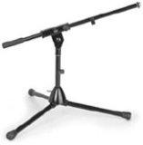 AKG KM259/5-BLACK Tripod Floor Mic. Stand w/ Boom, Black