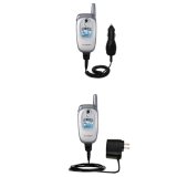 Car / Auto and Wall / AC Essential Charger Kit w/ Tip Exchange for the LG C2000 - Gomadic Brand