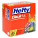 Hefty Cinch Sak Clear Tall, 13 Gallon Kitchen Bags, Case Pack, Six - 45 Count Boxes (270 Bags)