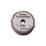 TV Ger&auml;te: Telebau Kabel 4x30m, Telefon-Anschlusskabel, 4-adrig, 30m
