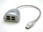 TV Ger&auml;te: Topcom USB-HUB 104 4 Port USB-Hub (USB 1.1)