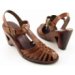 NATURALIZER Latanya Platform Wedge Brown Shoe Women 8