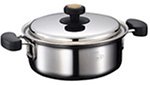 ZOJIRUSHI �N�b�N���[�� IH�Ȃ� ����Ȃ� �X�e�����X 22cm HP-DB22-XA