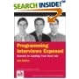 Programming Interviews Exposed: Secrets to Landing Your Next Job (Programmer to Programmer) book cover