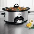 Rival SCVP600-W Oval 6-Quart Smart-Pot Crock-Pot, White