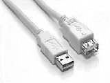 Audio und Video: USB 2.0 3m Verl�ngerung A-Stecker / A-Buchse