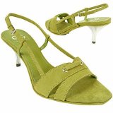 Alberto Gozzi Mint Suede Slingback Shoes