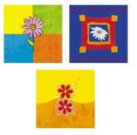 Festnetztelefone: Flowerpower 200 Fotos 10x15cm mit Memostreifen und Negativablage sort.