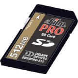 Delkin eFilm Pro - Flash memory card - 512 MB - SD