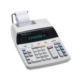 EL2192RII 2-Color Roller Printing Calculator, 12-Digit Fluorescent Display, AC (SHREL2192RII)