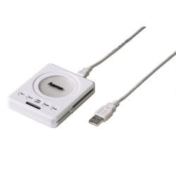 Audio und Video: USB 2.0-Hub 1:2 mit Bluetooth-Funktion und 32in1-Kartenleser