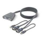 Belkin F1DK102U 2-Port USB KVM Switch with Cables