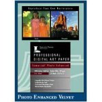 Legion Somerset Photo Enhanced Velvet Matte Inkjet Paper, 8.5" x 11", 25 Sheets.