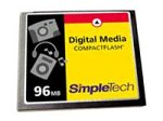 SimpleTech STI-CF/96 96MB CompactFlash Card for Digital Cameras and PDAs