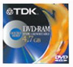 TDK Single-Sided DVD-RAM (DVDRAM47SY2V)
