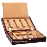 Fathers Day Mens Mahogany Valet Watch Box